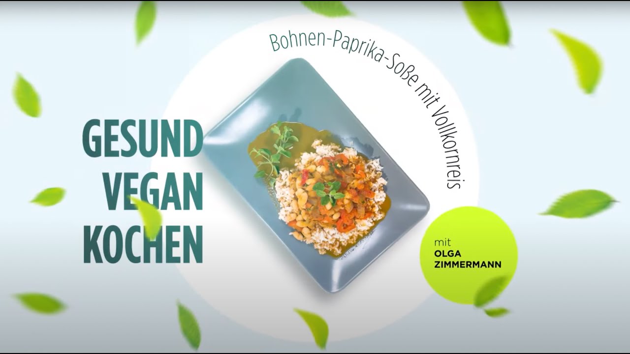 Bohnen Paprika Soße mit Vollkornreis # Olga Zimmermann # AD Kochstudio