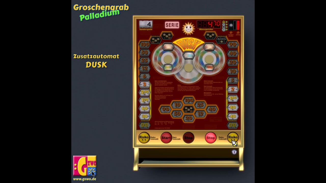 Groschengrab Palladium - Zusatzautomat  DUSK