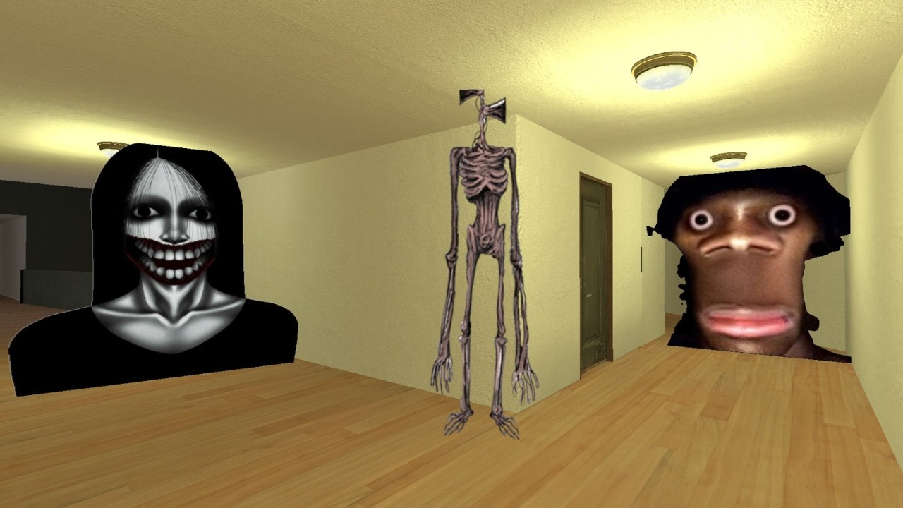 Siren Head Spotted in Garry’s Mod… AUUGHH?!#Nextbots_#Garry's world 200k