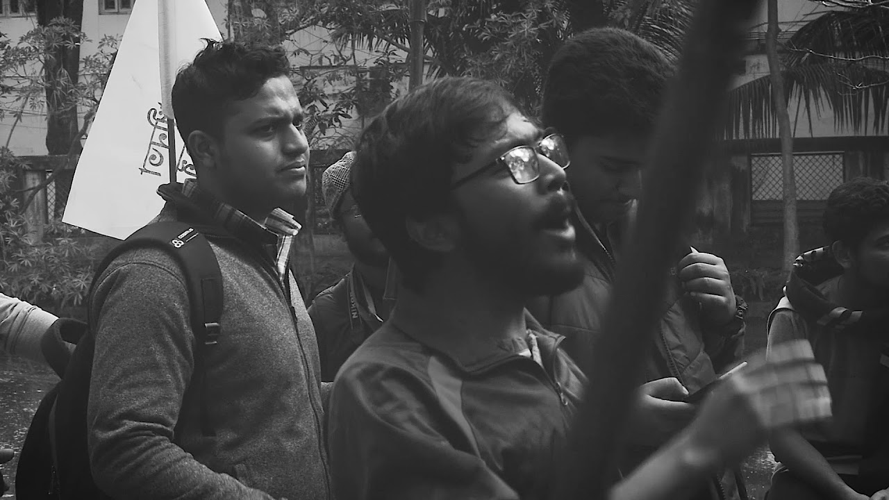 KAGAJ AMI DEKHABO NA - Protest During anti NRC-CAA movement- Jadavpur University