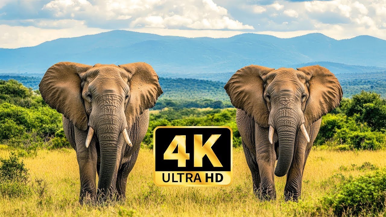 AFRICAN ANIMALS 4K 🌿The Epic Migration Of Wildlife