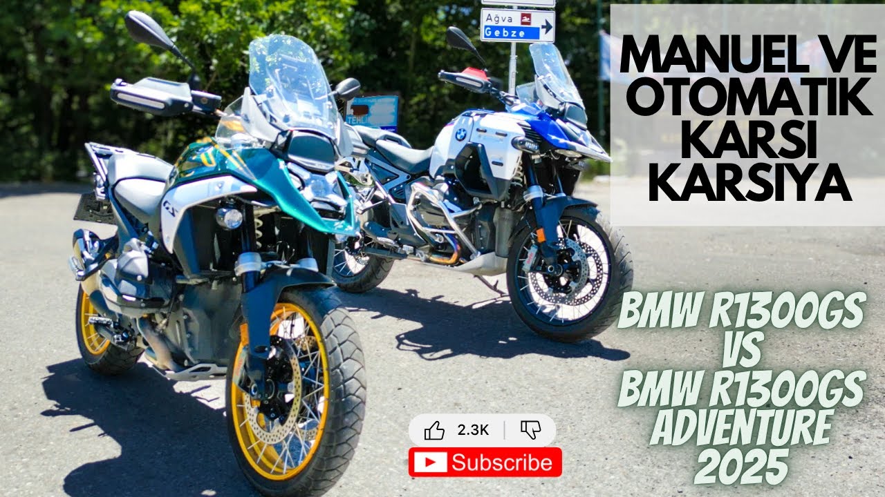R1300GS vs GS Adventure | Otomatik ve Manuel Sürüş Deneyimi!