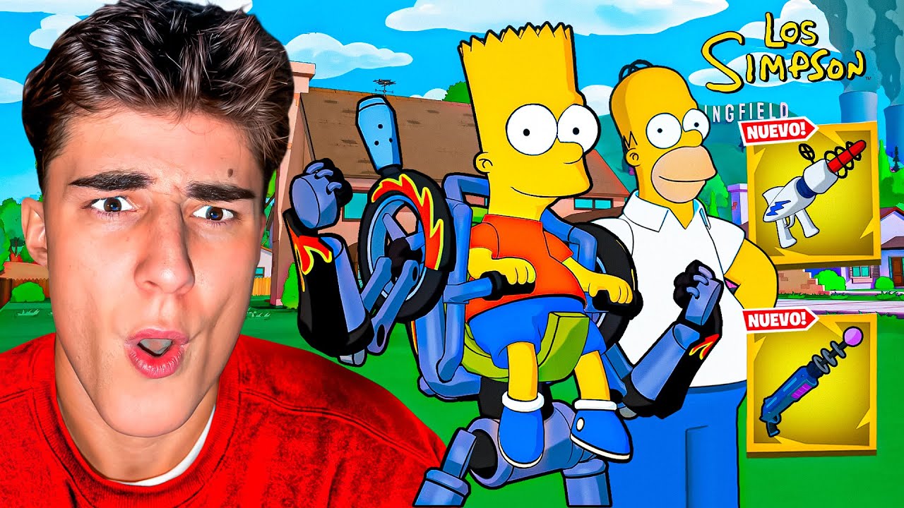 NUEVA TEMPORADA de LOS SIMPSON en FORTNITE 🍩😱
