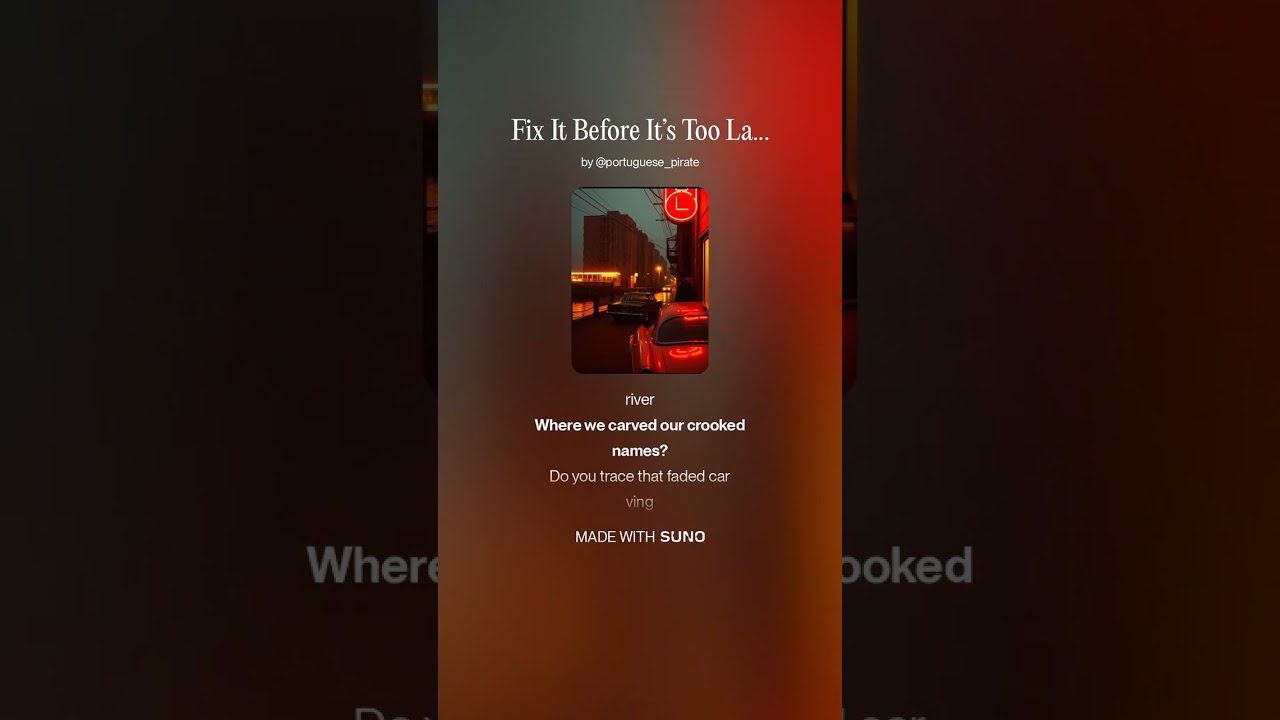 Fix It Before It’s Too Late