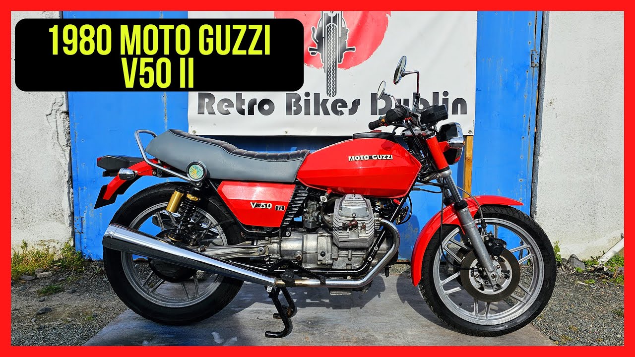 Moto Guzzi V50 II 1980 года: итальянский стиль и производительность