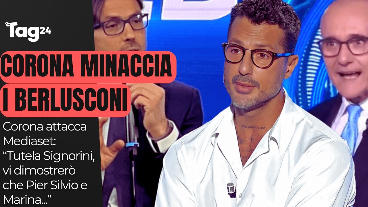 Signorini si autosospende da Mediaset, Corona minaccia Piersilvio e Marina Berlusconi