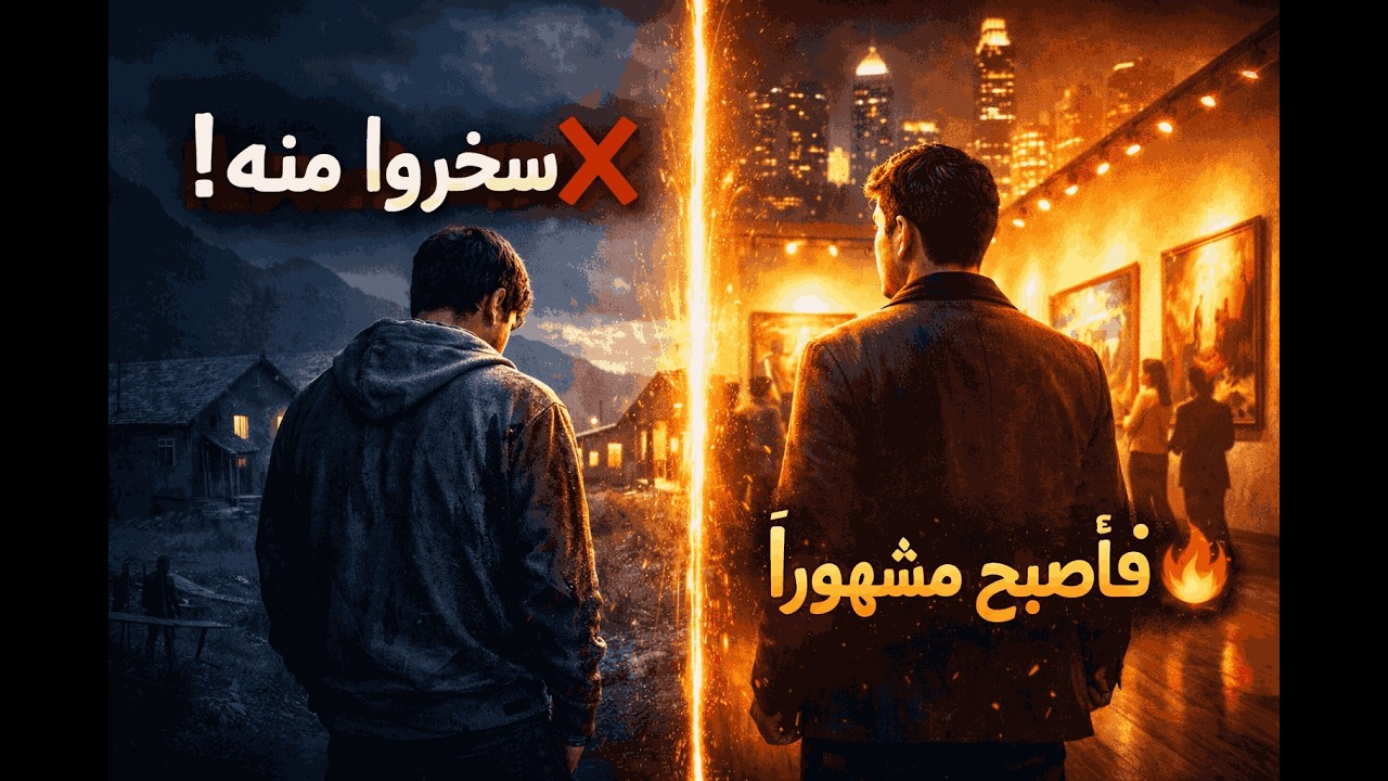 كانوا يقولون له كن واقعيًا… فأصبح من أشهر الفنانين! 🔥