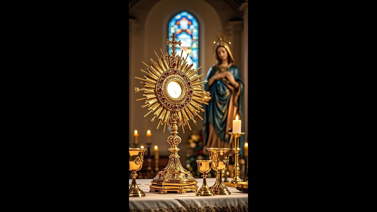 CINQ MINUTES AVEC JÉSUS SACRAMENTÉ - La Paix Qui Descend Doucement du Ciel
