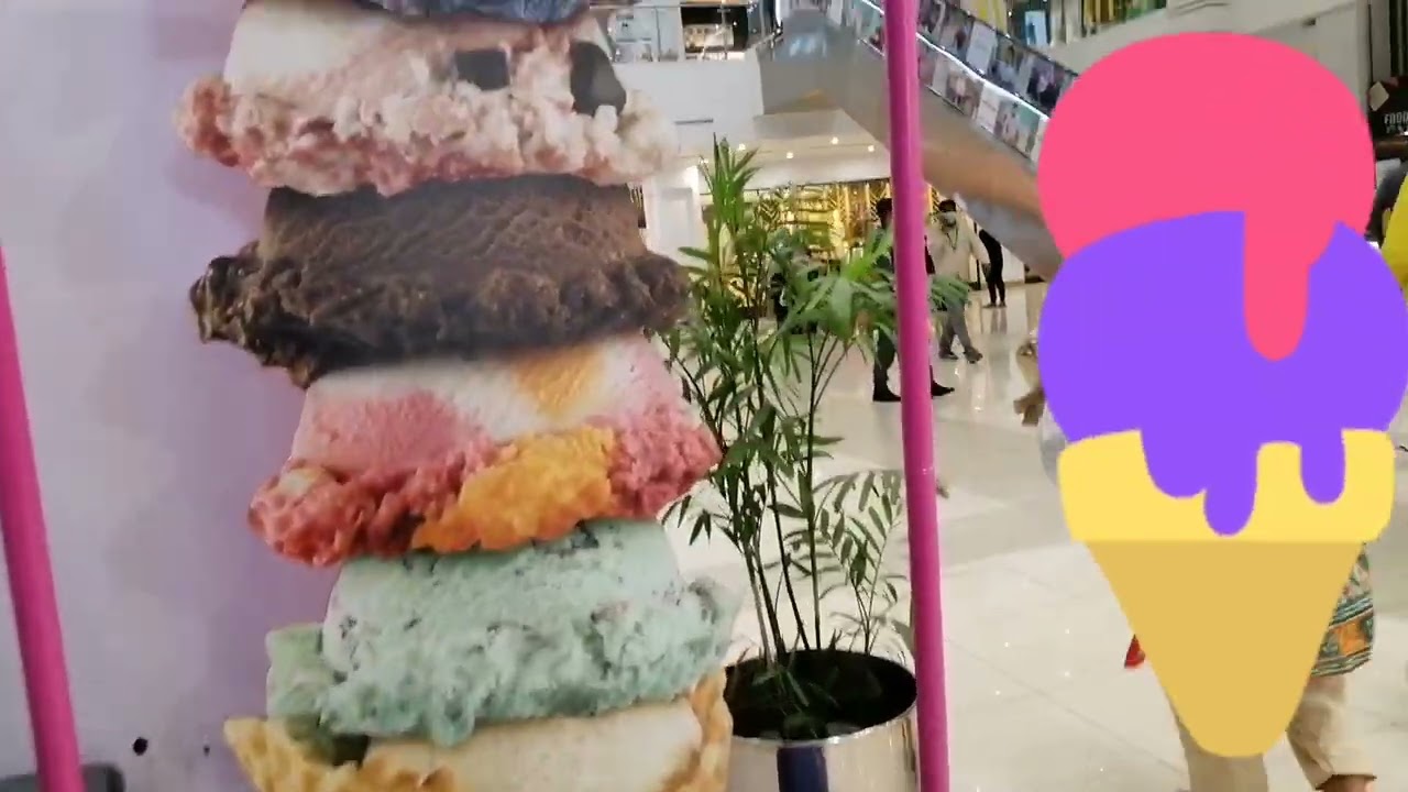 Layallpur Galleria Faisalabad visit 2023 kids § blueribbon ice-cream  