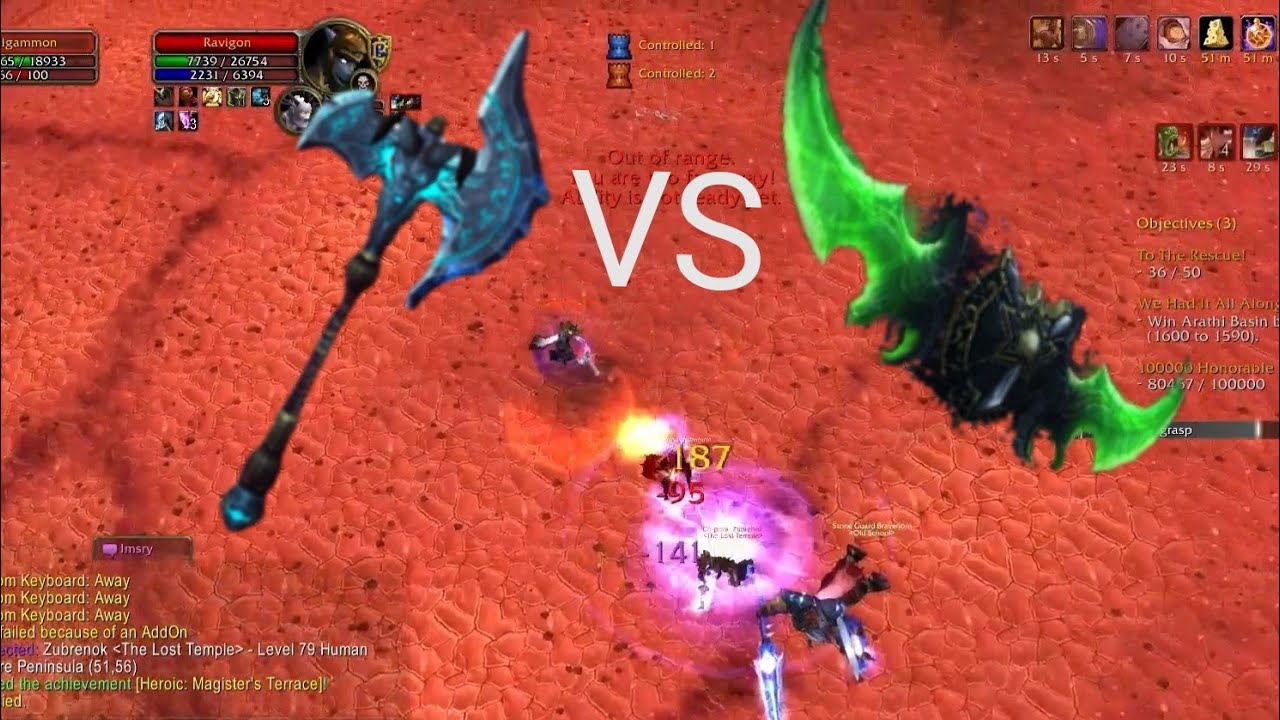 70 Warrior twink vs Shadowmourne Paladin and 79 warrior twink - Warmane Icecrown