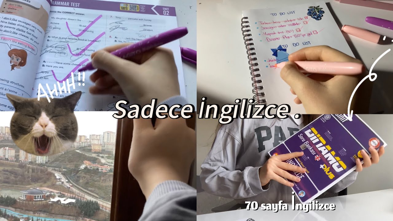 Benimle 1 Gün | Ders Vlog 🧚🏻‍♀️