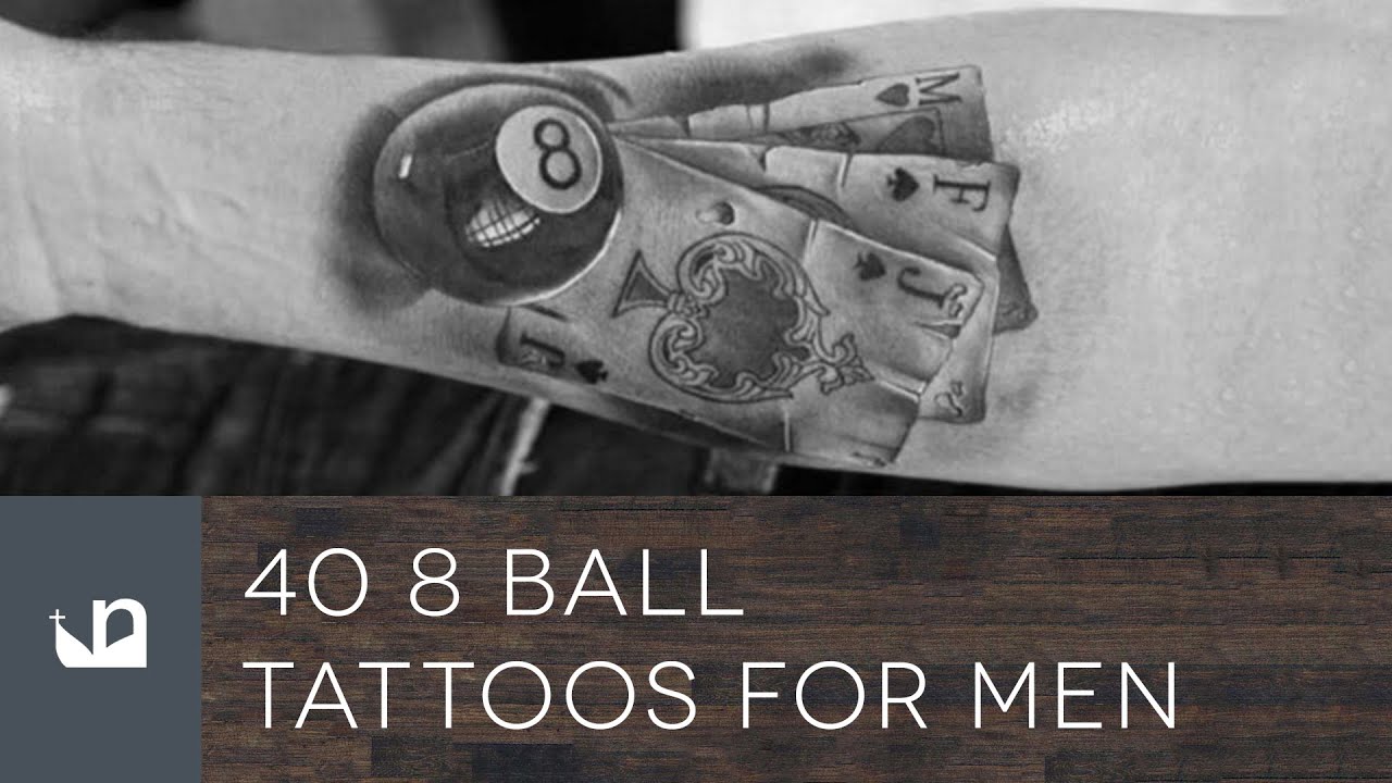 40 8 Ball Tattoos For Men