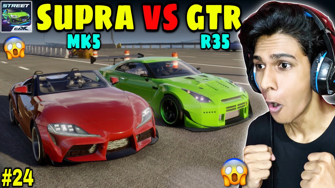Supra MK5 Vs GTR R35 😱 Biggest Race Battle • Who will Win? - CarX Street Gameplay in Hindi
