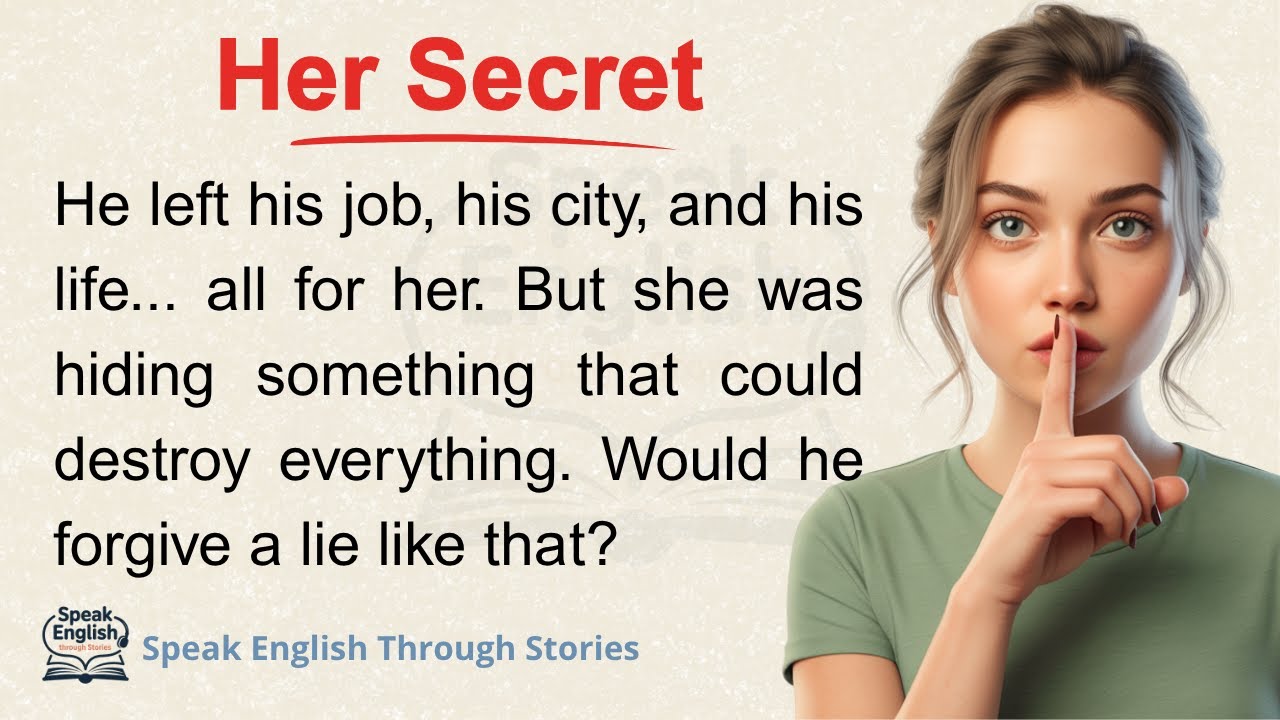 He Gave Up Everything for Her – But She Had a Secret | Emotional Story (Level 1 English | A1–A2)