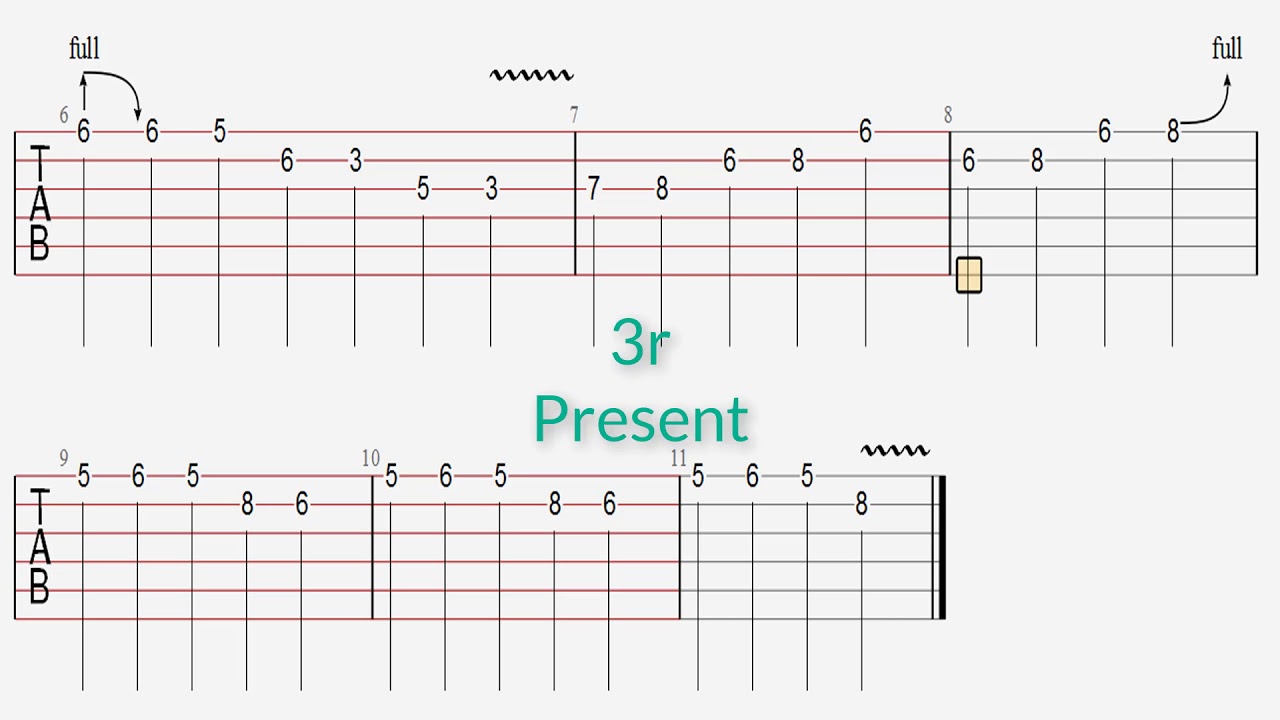 firiye dao (Miles) guitar lesson solo (Guitar Tab)