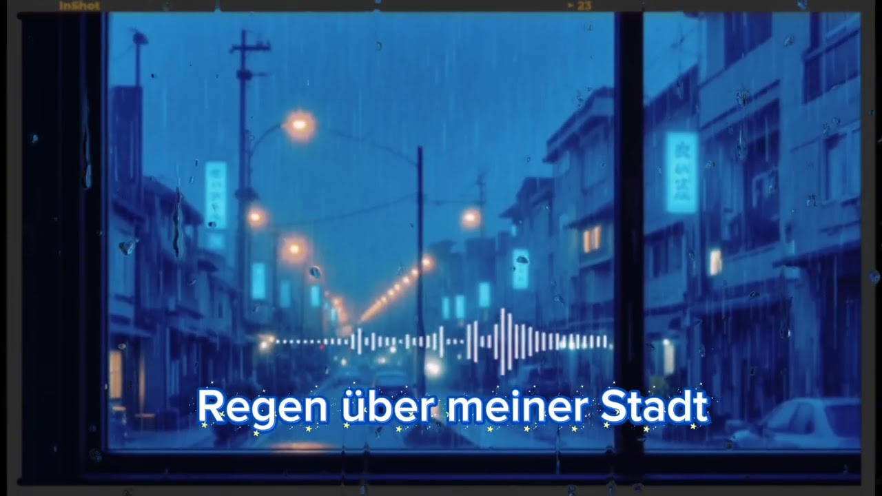 Regen über meiner Stadt | German Piano Lofi • Deep Male Vocal • Emotional Rain