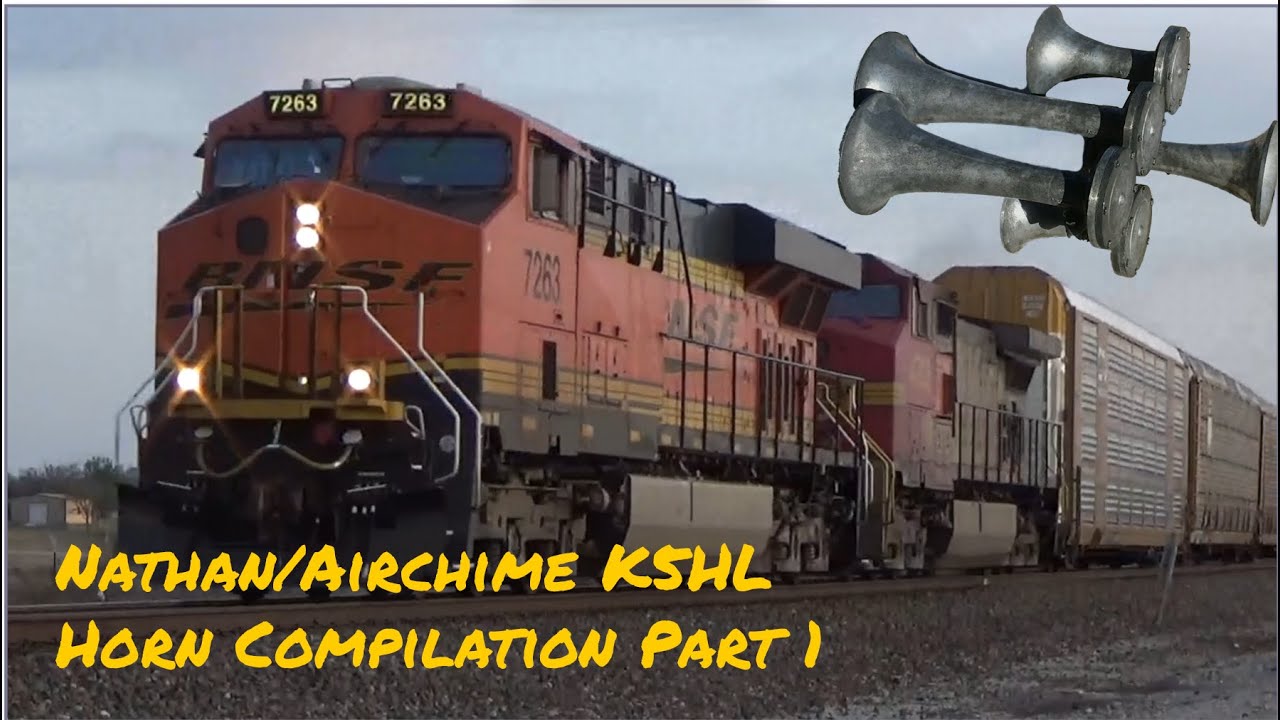 Nathan/Airchime K5HL Train Horn Compilation Part 1