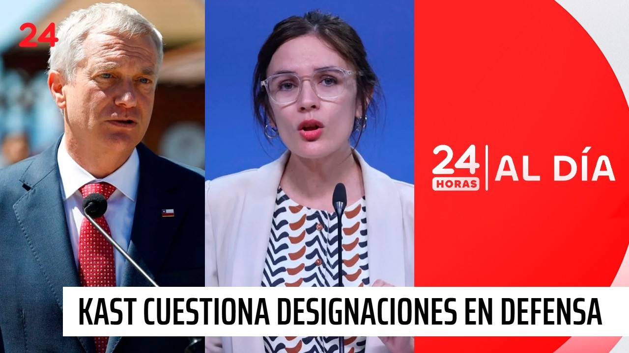 “Eso es un amarre”: Kast cuestiona nombramientos de última hora en Defensa | 24 Horas TVN Chile