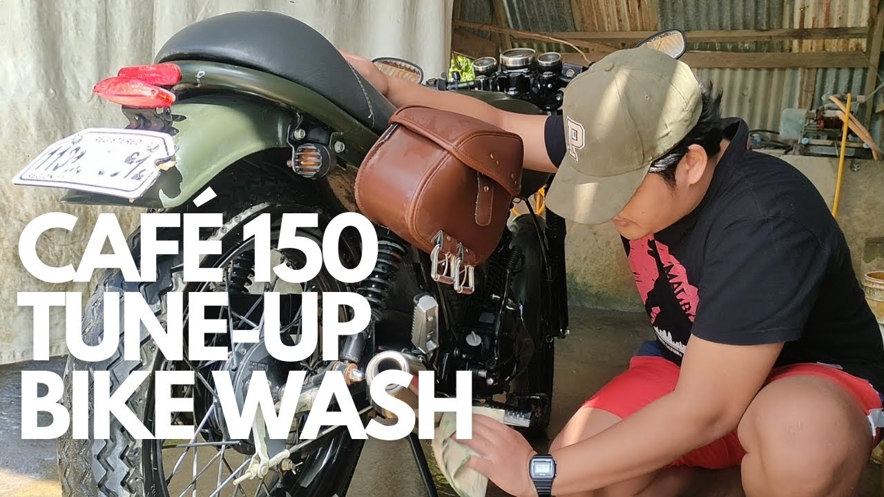 Motorstar Café 150 Maintenance Day | Tune-up | Wash | Mini Vlog