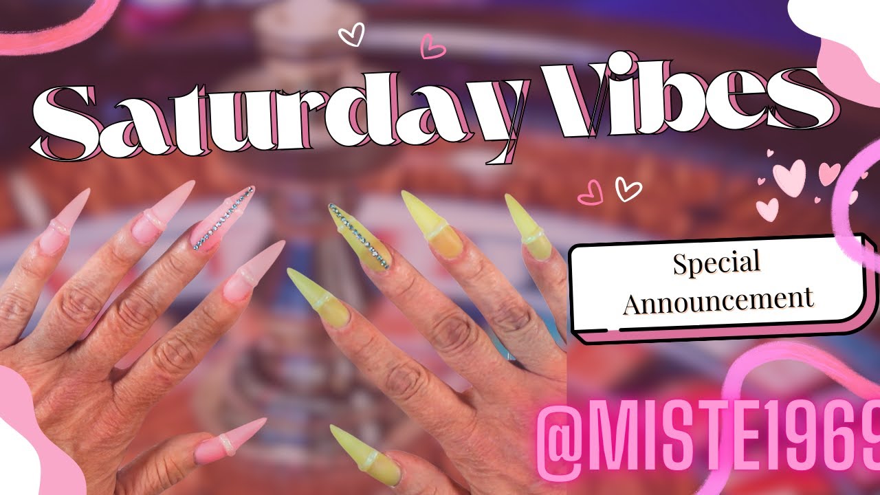 **✨ Hang Out & Do Nails with Me! | 3D & Chains Nail Art + Special Announcement! 🎉**