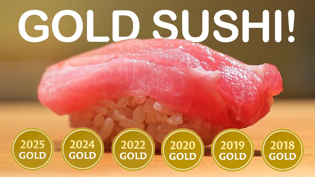 24 Course GOLD AWARD Sushi Omakase in Japan That's Easy to Book!