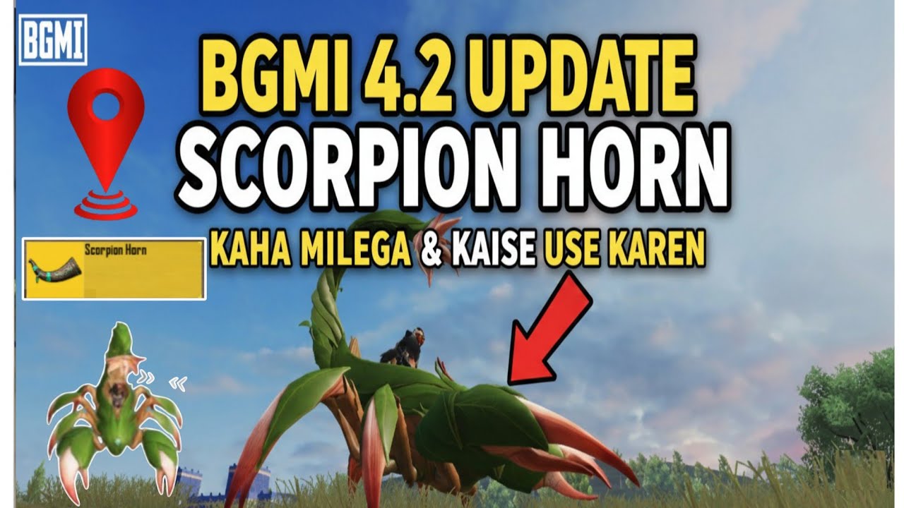 BGMI Scorpion Horn Location & How to Use Guide | Bramblewood Scorpion Achievement 