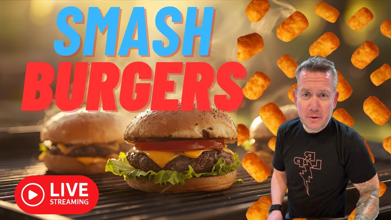 Smash burgers and tater tots ￼
