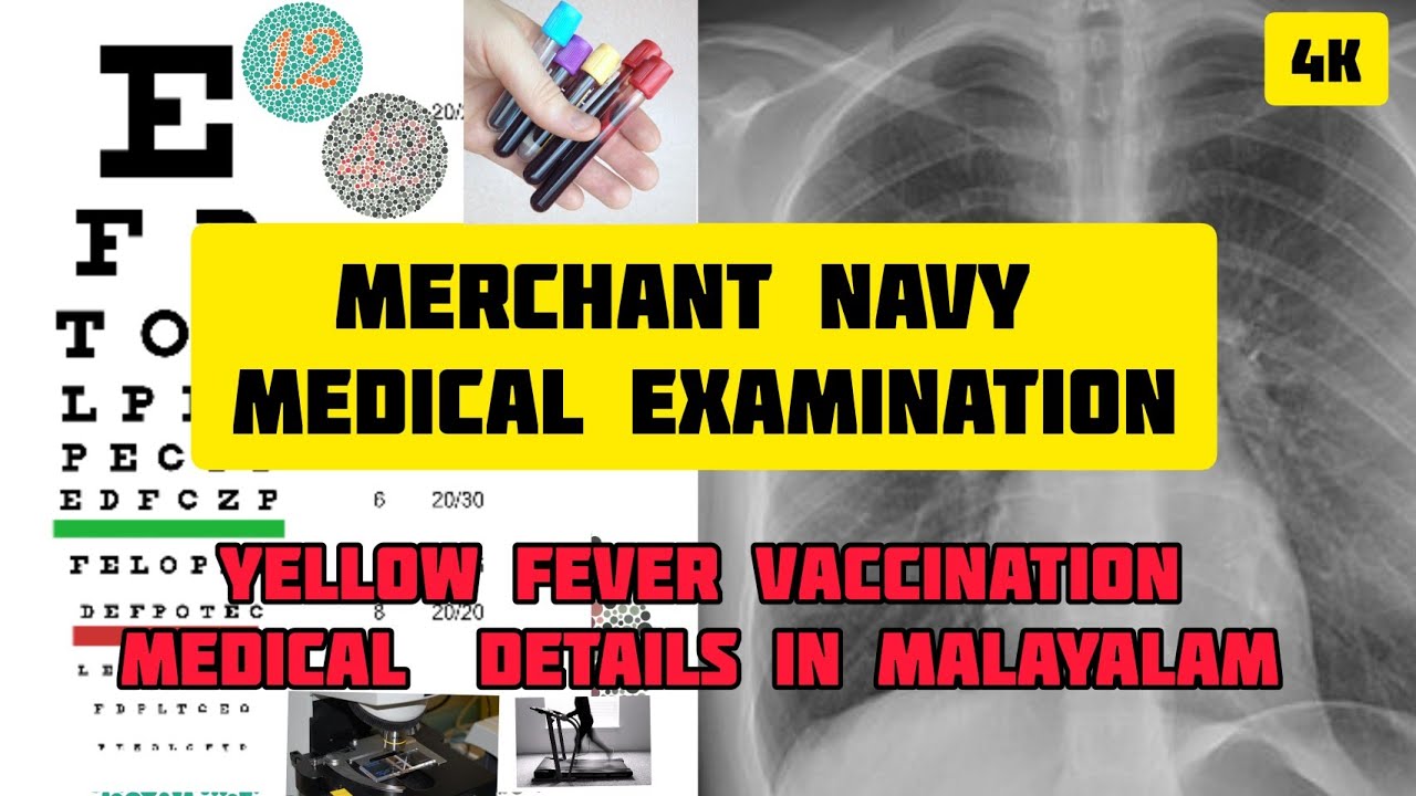Merchant Navy Medical Examination |Yellow fever Vaccination Full Details|Eye Sight For Merchant Navy