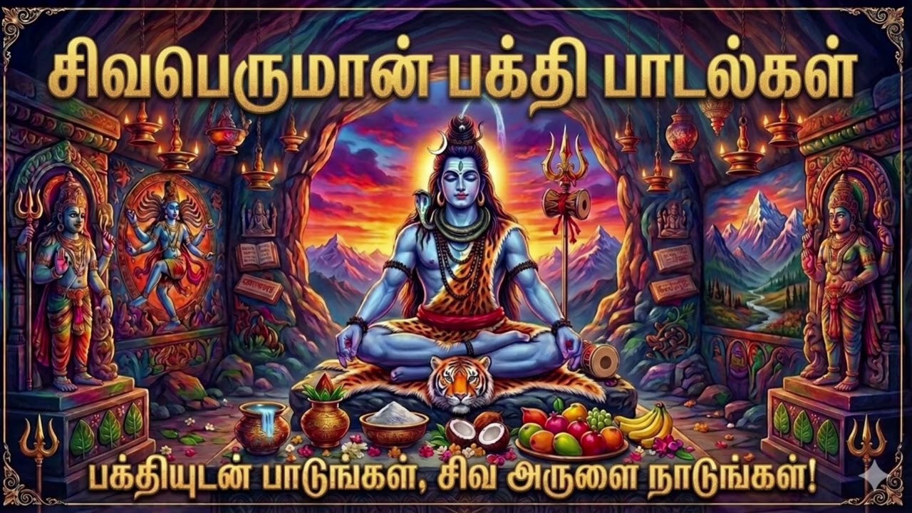 ஓம் நமசிவாய 🔱 | சிவன் பக்தி பாடல்கள் தொகுப்பு | சிவபெருமான் அருள் பாடல்கள் #shivadevotional 