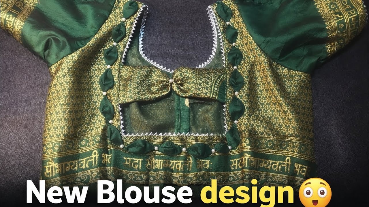 Lastest Trending Blouse design tutorial 😵#videos #blousedesign #trending 