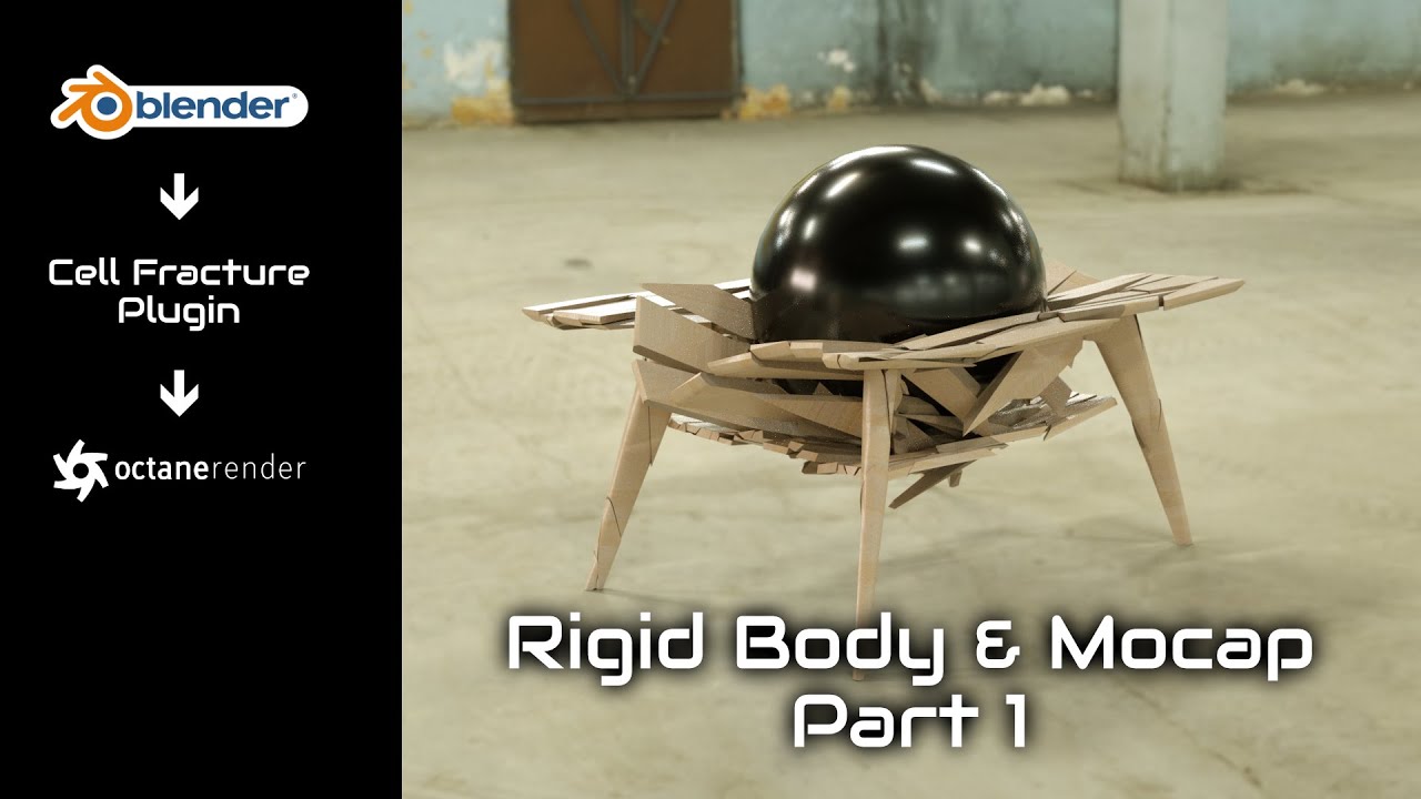 Blender Octane - Rigid Body and Motion Capture - Part 1