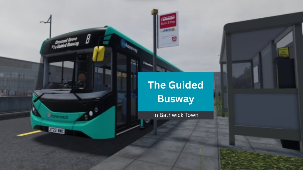 The Guided Busway in Bathwick Town!