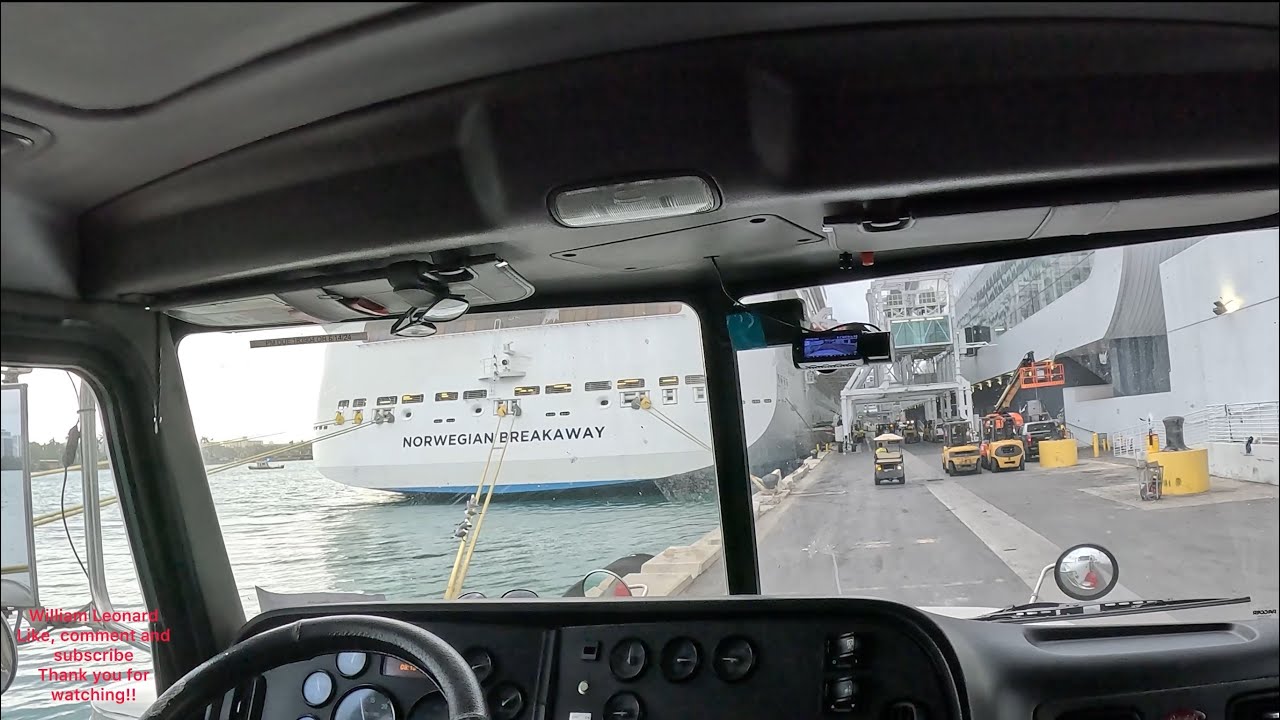 Behind the scenes Port of Miami