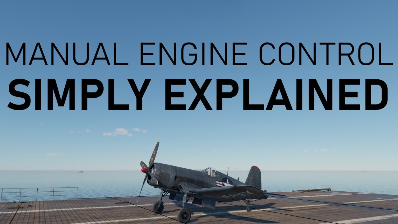 Как использовать ручное управление двигателем в War Thunder
