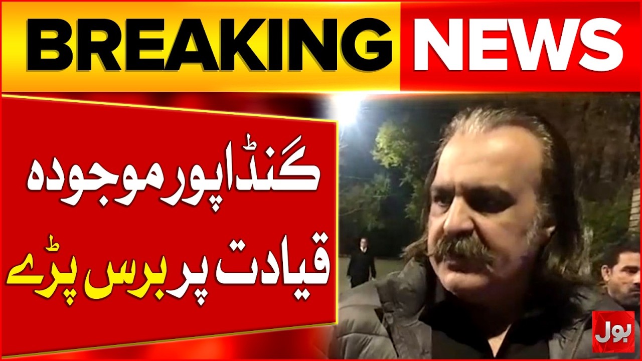 Ali Amin Gandapur Lashes Out at Current PTI Leadership | Strong Remarks | Imran Khan | Breaking News