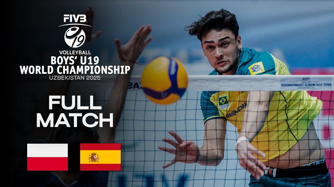 Poland vs. Spain - Pool C | Boys' U19 World Champs 2025 - Full Match