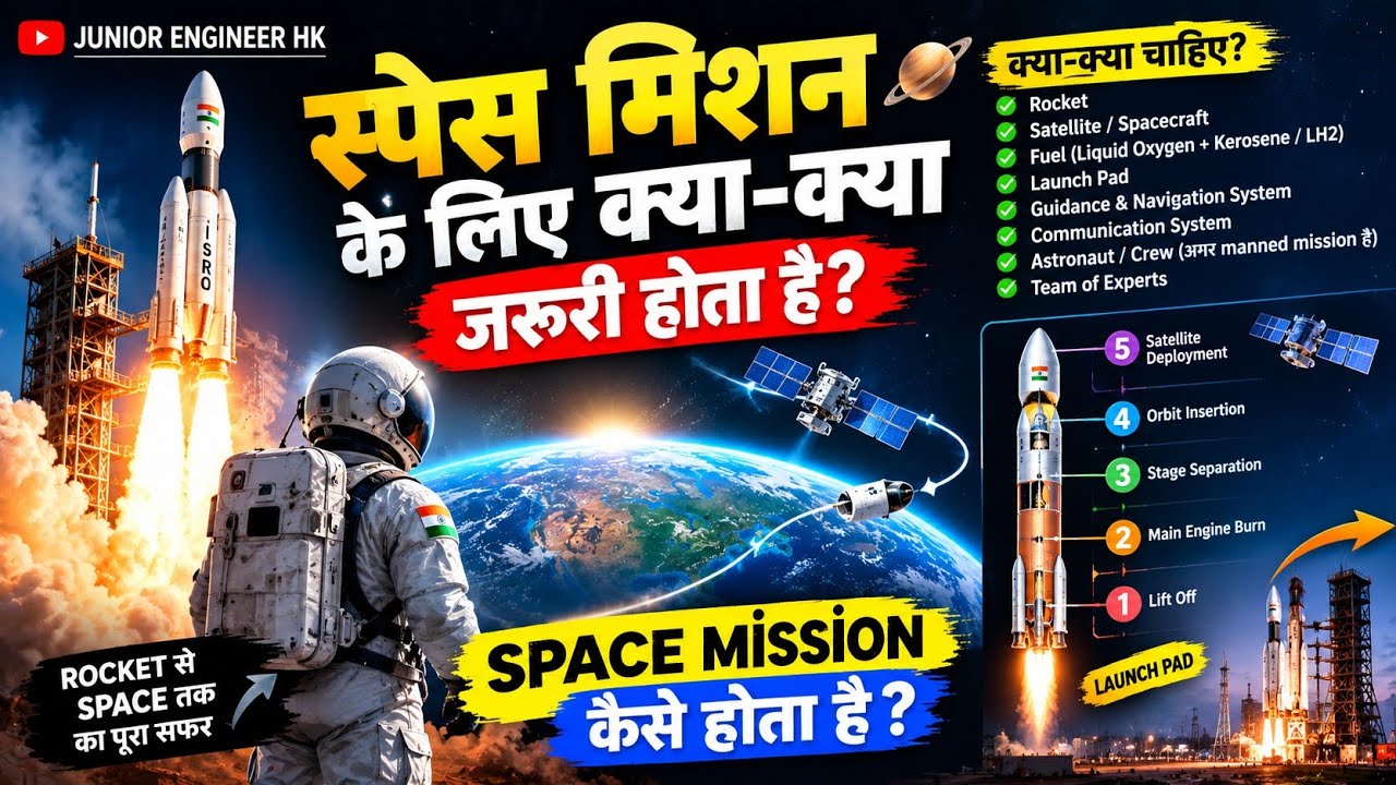 अंतरिक्ष Mission कैसे पूरा होता है Rocket से Astronaut की वापसी तक  Space Mission documentary #space