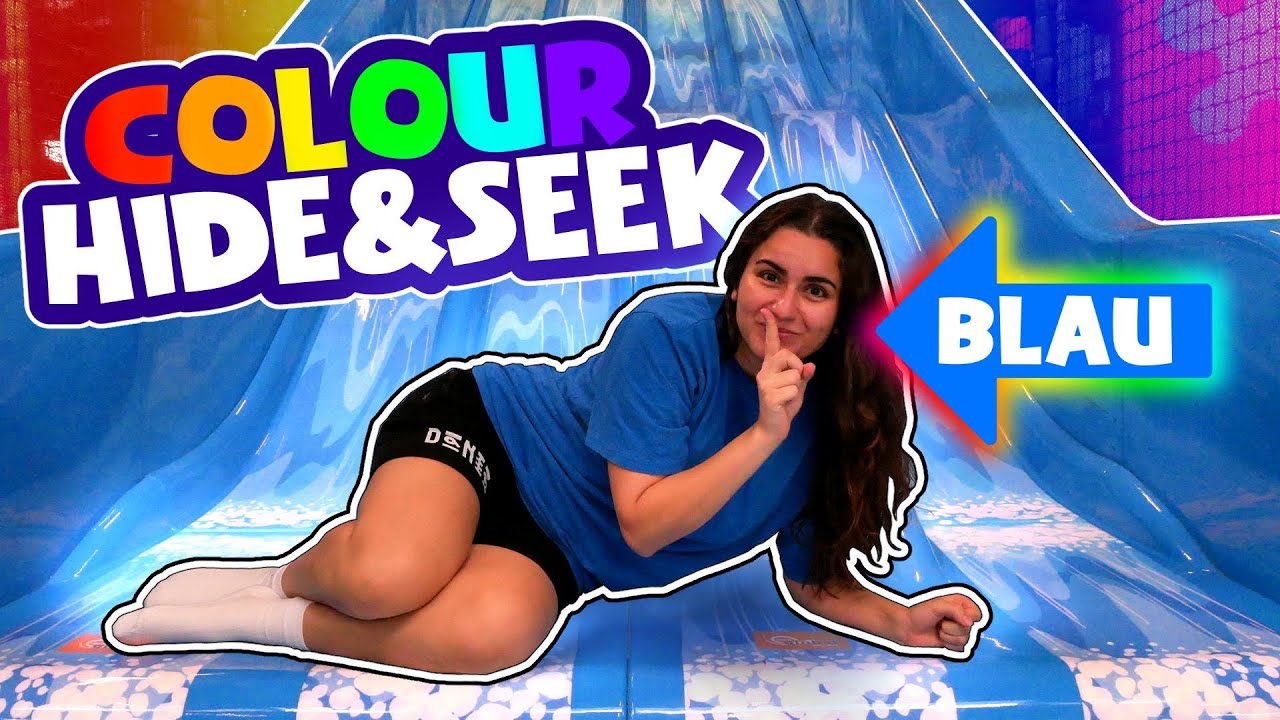Nur bei 1 FARBE VERSTECKEN im INDOOR SPIELPLATZ! Hide & Seek im Kinderspieleparadies Ballorig