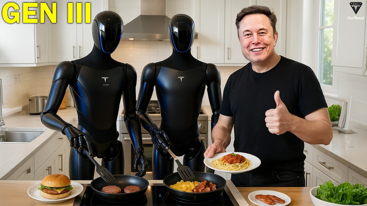 Наконец-то свершилось! Tesla Bot Gen 3 готовит и убирает ваш дом за 2 часа! Илон Маск в шоке от н...