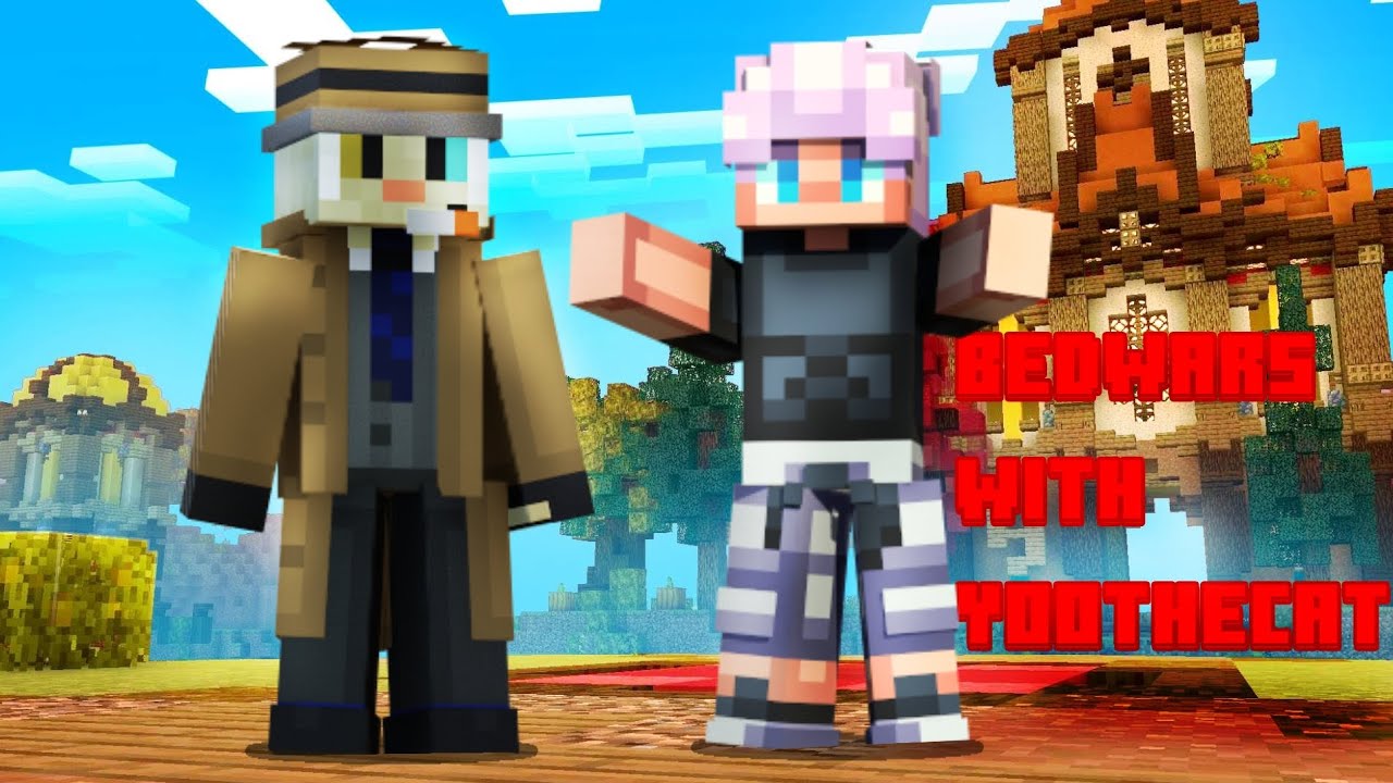 Playing HIVE BEDWARS.(ft.@Yoothecat )