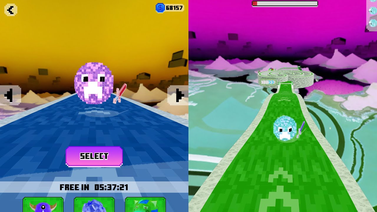 Super Rolling Balls Balance Speedrun Challenge Vs Reverse Balls Speedrun Walkthrough Gameplay