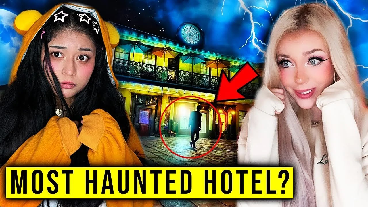 24 HOURS OVERNIGHT AT MOST HAUNTED HOTEL IN USA...(*part 2*)