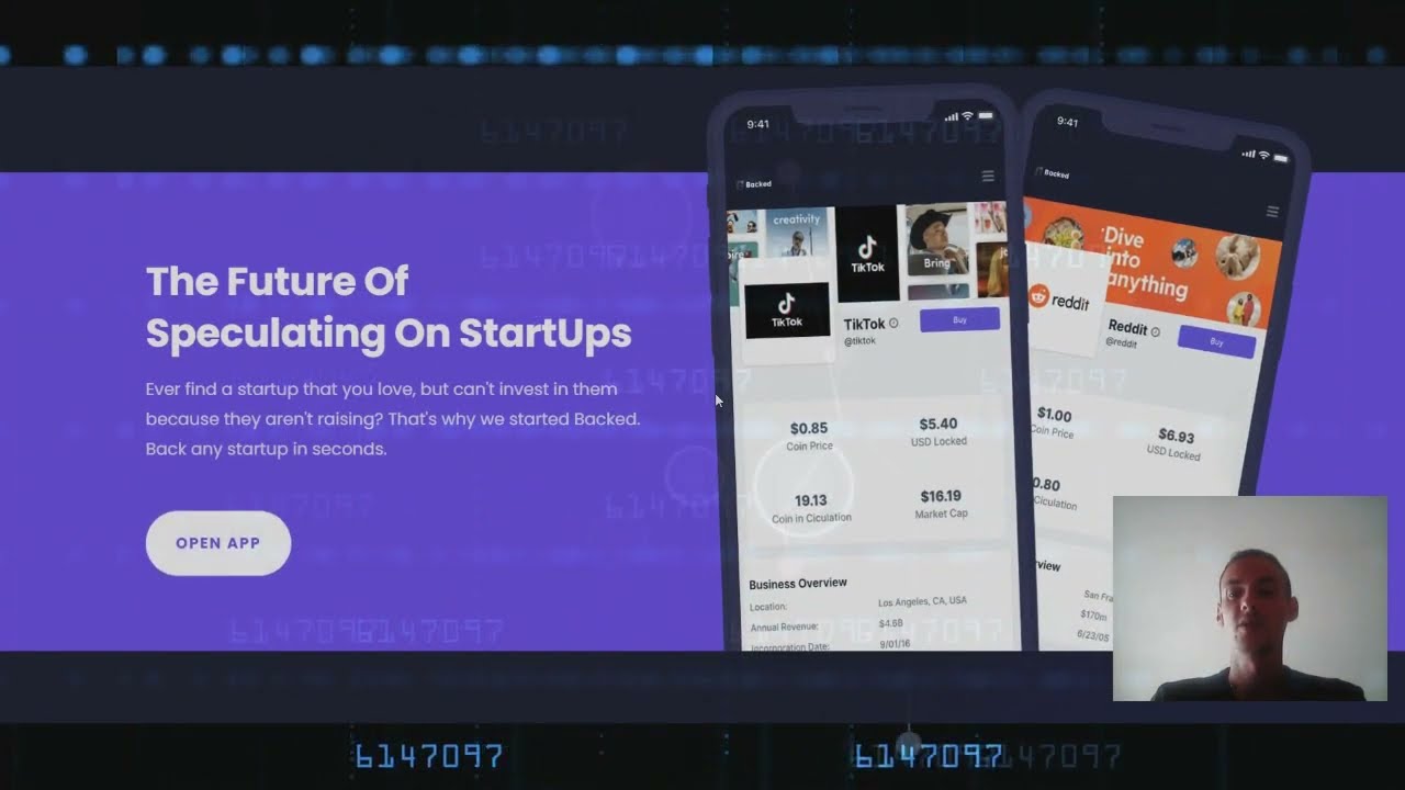 Backed Finance // Back startups with CompanyCoins