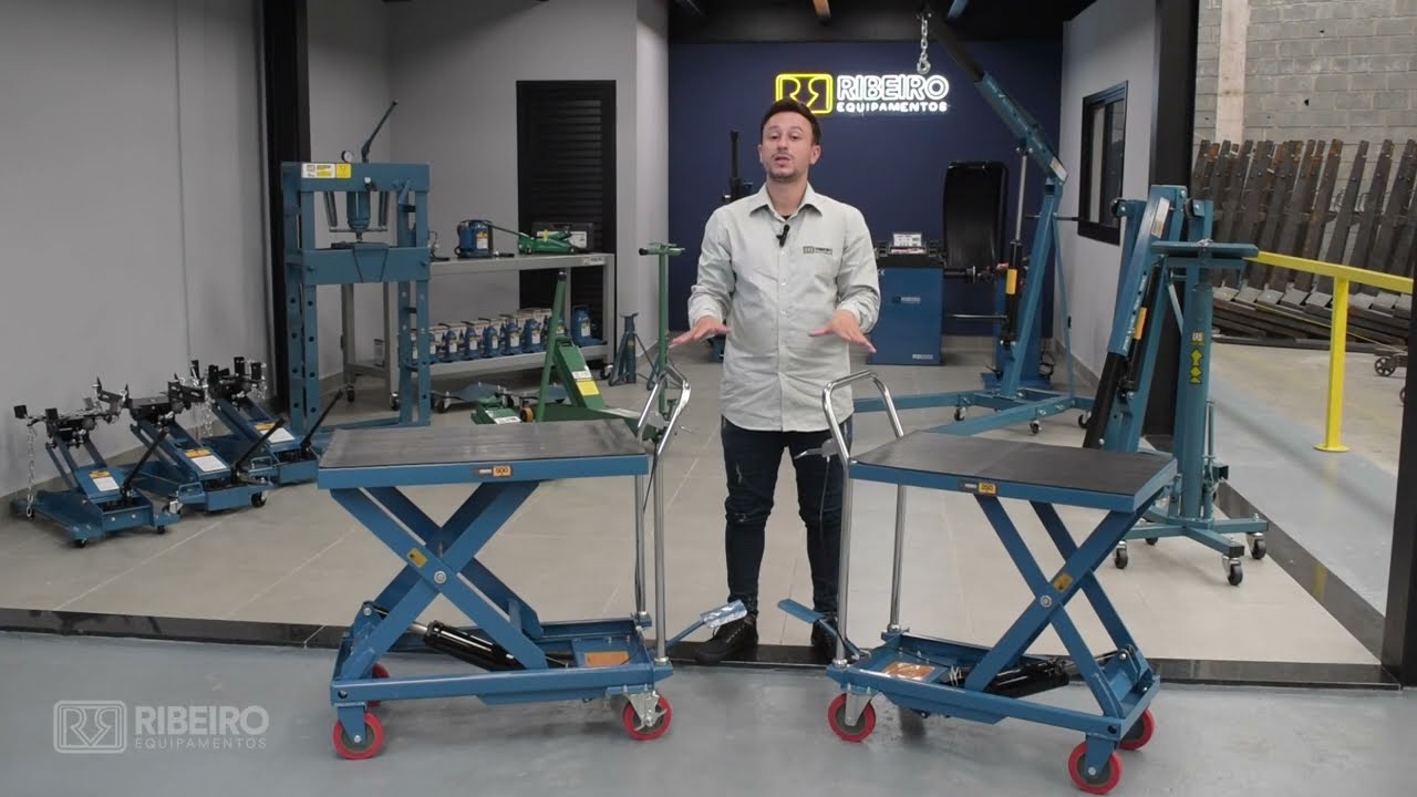 Lançamento! Mesa Hidráulica Pantográfica RMP001 & RMP002 Ribeiro Equipamentos