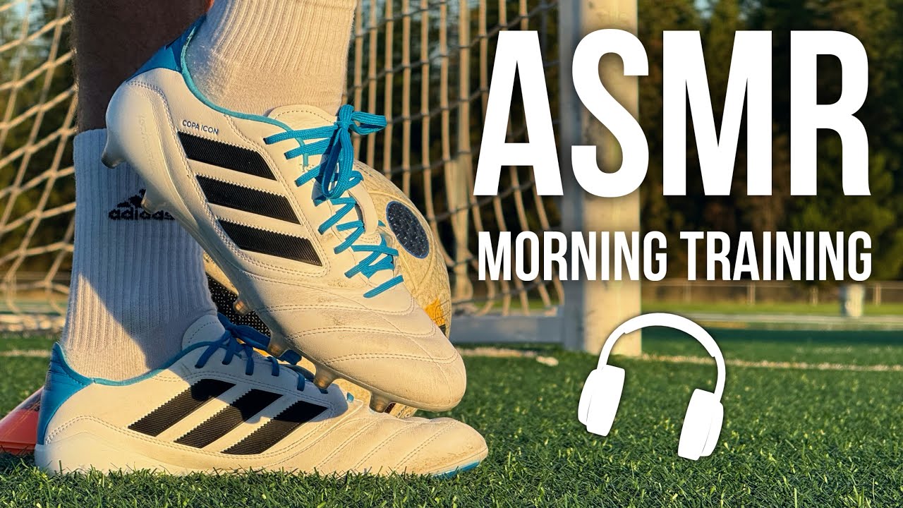 ASMR Morning Training Session For Soccer / Football In Adidas Copa Icon II