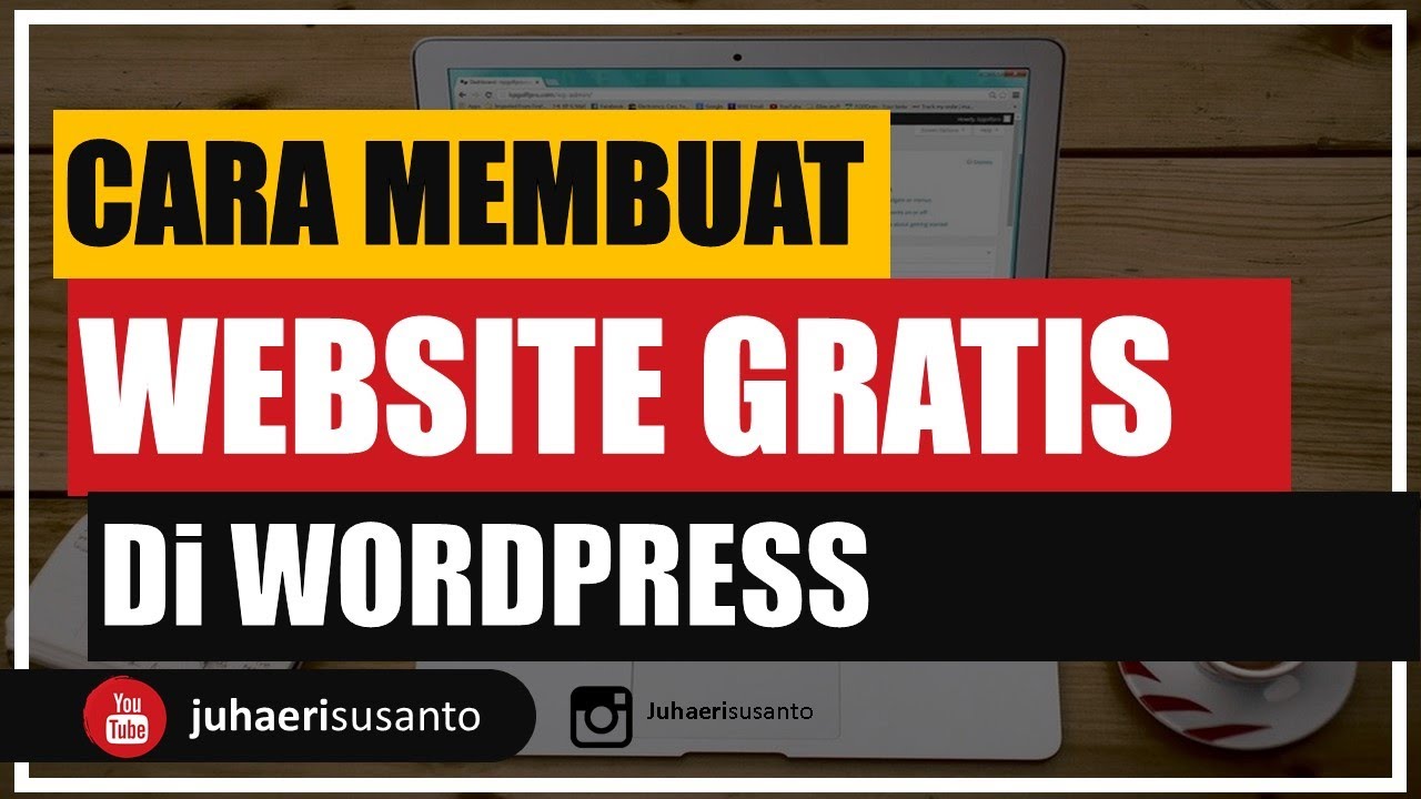 Cara membuat website gratis menggunakan wordpress