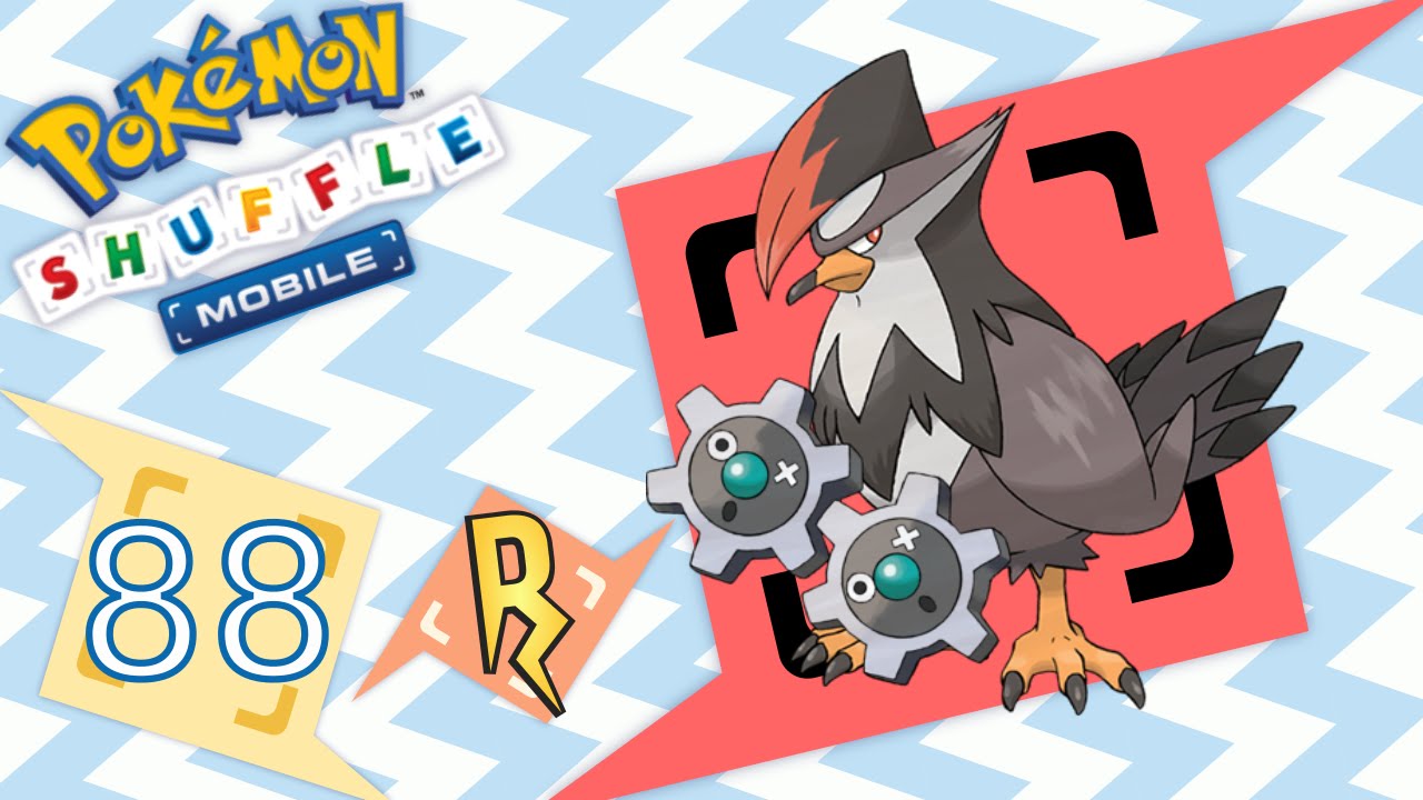 Pokémon Shuffle Mobile - ¡STARAPTOR & KLINK!