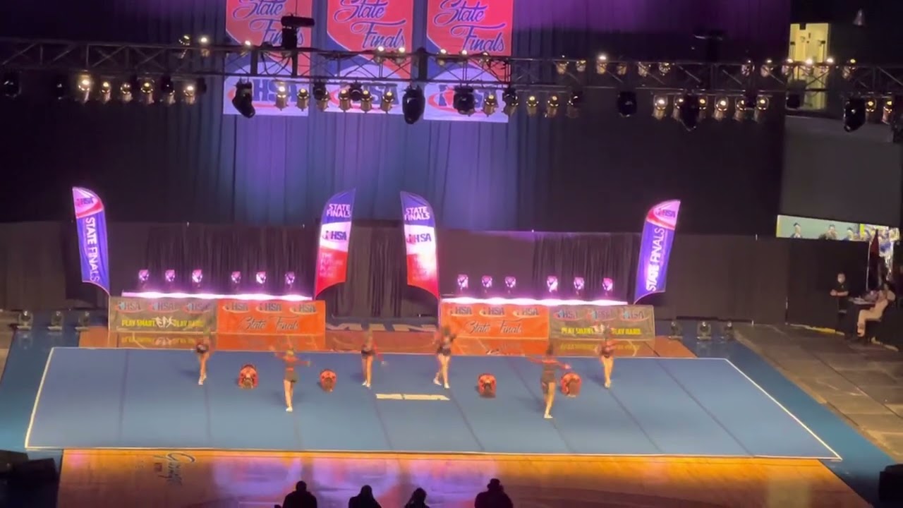 Crystal Lake Central Varsity Cheer @ IHSA State 2022 (Day 2)