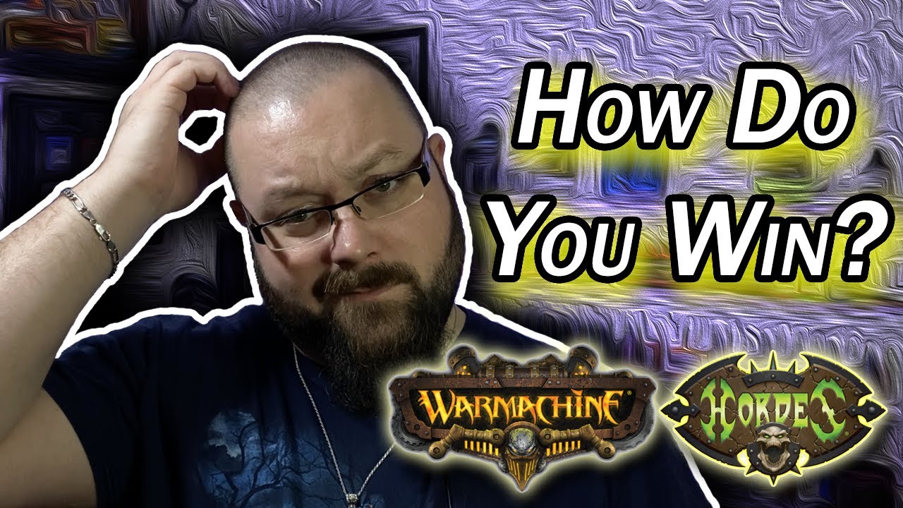 What are the win conditions for Warmachine and Hordes?