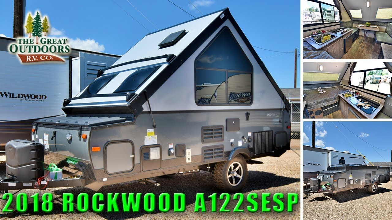 New Extreme Sport Pop Up Camper 2018 ROCKWOOD A122SESP Hard Sided RV Trailer Off Road Colorado